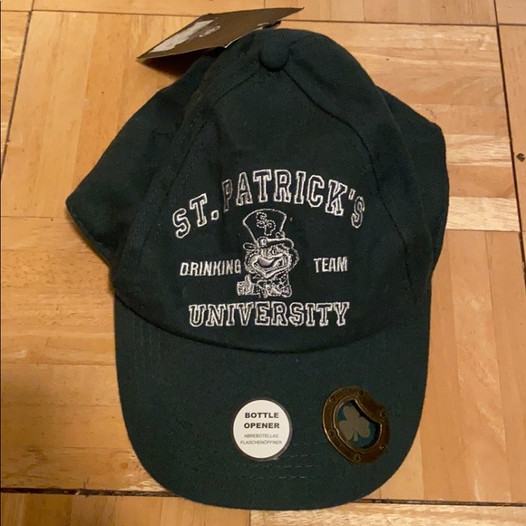 dark green baseball cap